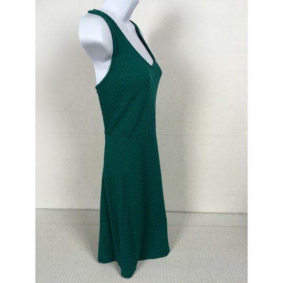 Mossimo Supply Co Teal Chevron Sleeveless Womens Dress XL Teal Chevron Sleeveles - Picture 2 of 13